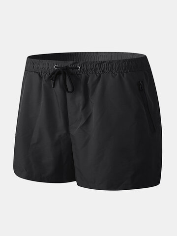 Mens Zip Pocket Waterproof Beach Shorts