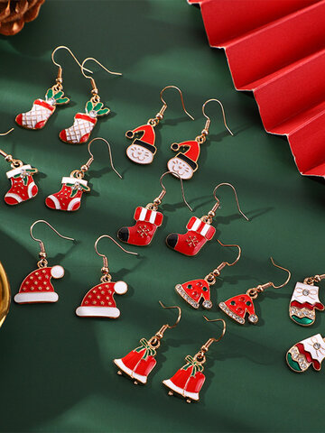 Christmas Geometric-shaped Earrings