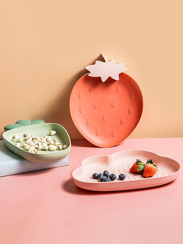 Fruit Plate Nordic Simple Creative Dried Fruit Plate Living Room Melon Seeds Snacks Candy Storage Plate