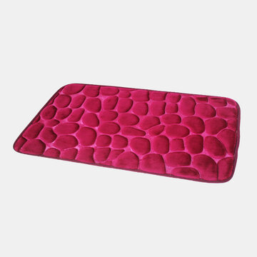 1 pz Coral Fleece Bagno Memory Foam Tappeto Kit Wc Bagno Tappetini antiscivolo Tappetini Set di tappeti per il bagno