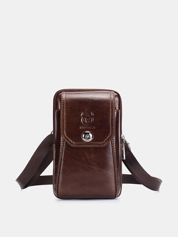 Genuine Leather Multi-Carry 6.5 Inch Belt Bag