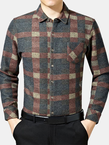 

Wool Cashmere Checked Shirt, Black/red/green black/red/blue black/green/red black/white