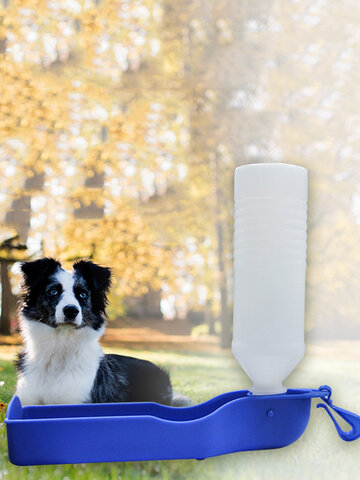 Pet Supplies Drinking Bottle Outdoor Portable Feeding Bottle Can Hung Dog Waterer Drinking Water Cat Water Bottle