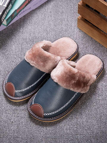 Men Soft Warm Home Slippers