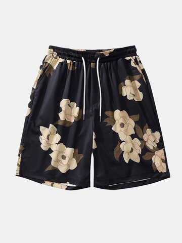All Over Floral Print Shorts