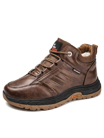 Men Warm Lining Outdoor Casual Ankle Boots