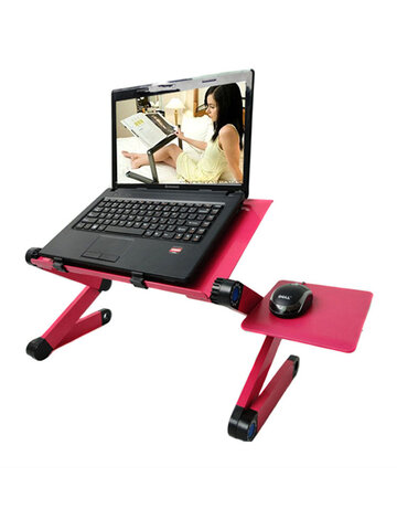 Adjustable Standing Office Desk Laptop Computer Table Bed Computer Table Desk Lazy Aluminum Alloy Folding