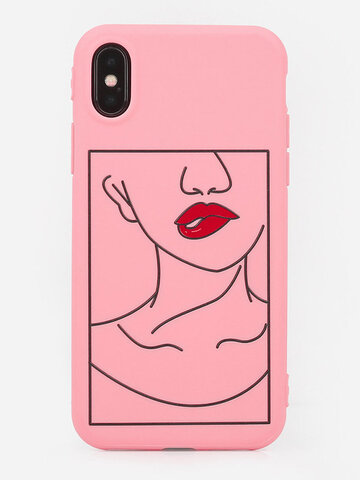 Pink Girl Cute Woman Tongue Pattern Phone Case