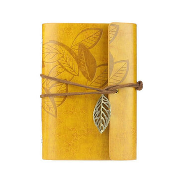 Couverture souple Vintage feuille en cuir vierge Kraft journal de voyage cahier agenda agenda bloc-notes enfants cadeaux
