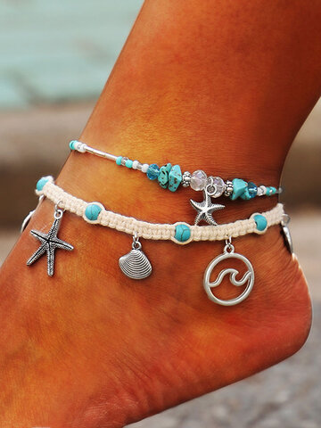 Bohemian Turquoise Ankle
