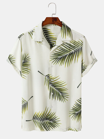 Tropical Leaves Pattern Shirts