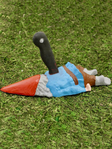 1 PC Halloween Creative Zombie Gnome Dwarf Spoof Garden Statues Outdoor Gardening Funny Garden Home Sculptures Crafts