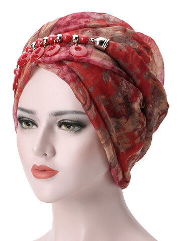 Балийская пряжа ожерелье шарф этнический галстук тюрбан шапка
