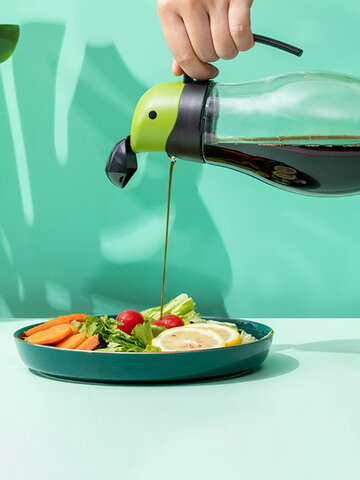 Parrot Glass Pot Home Kitchen Criativo de grande capacidade com abertura e fechamento automáticos