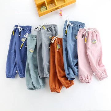 

Children's Clothing Children's Cotton And Linen Anti-mosquito Pants Children's Trousers Baby Pants Men's Treasure Female Treasure Harem Pants