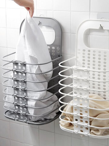 Folding Laundry Basket Dirty Clothes Storage Washing Bag Hamper Home Organizer Storage Organizer