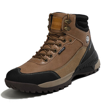 Men Outdoor Slip Resistant Hiking Boots