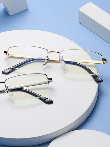 Anti-Blue Half Frame Glasses