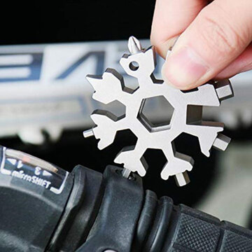 EDC Multi-tool Card Combination Portable Outdoor Snowflake Tool Wrench