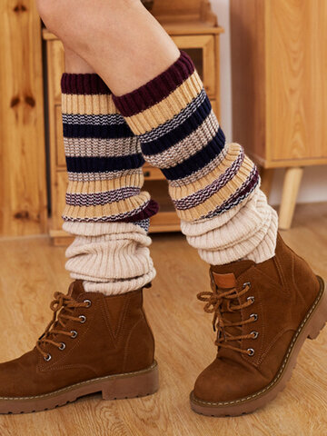 Women's Compression Socks Wool Over Knee Socks 