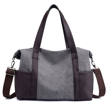 Women Canvas Durable Large Capacity Crossbody Bag