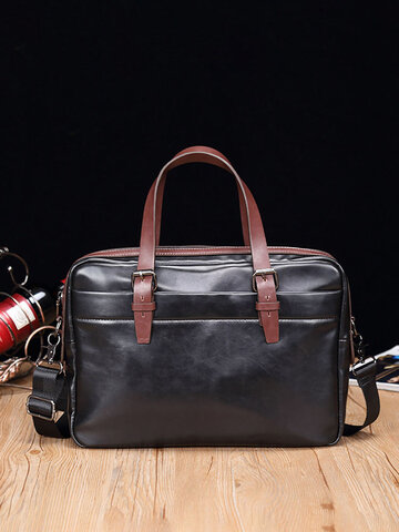 Artificial Leather RFID Business Briefcase