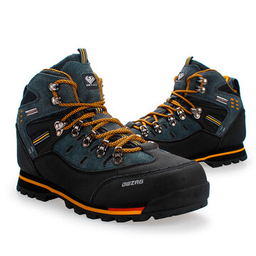 Men Outdoor Leather Hiking Boots