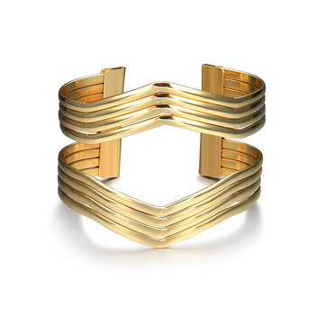 Women's Luxury Bracelet Gold Plated Sweet Heart Bracelet 