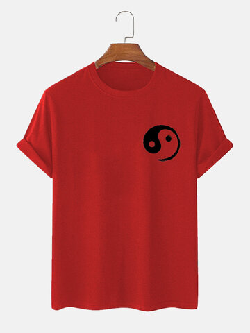 Camisetas gráficas yin yang chino