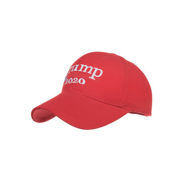 Casquette de baseball ajustable MAGA Soild Color Donald Trump Hat-Red