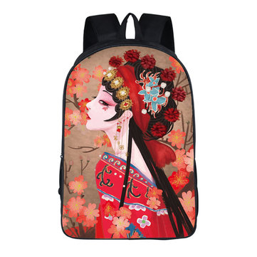Cartoon Chinese Style School Backpack 