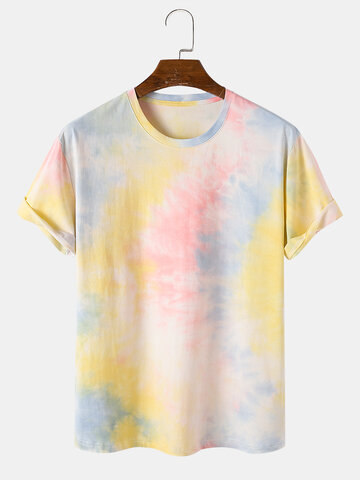 Tie Dye Printing Street T-Shirts