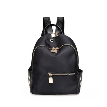 Female Bag Knapsack Mini Rivet Backpack Travelling Bag