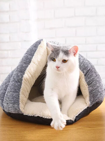 Pet Dog Cat Winter Soft Warm Plush Sleeping Bag