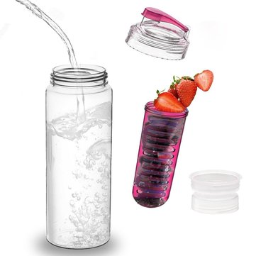 Garrafas de água 800ML infusor BPA livre