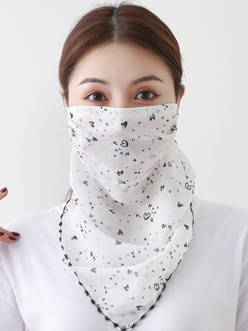 Protector solar Rostro transpirable Mascara Bufanda de verano de secado rápido 