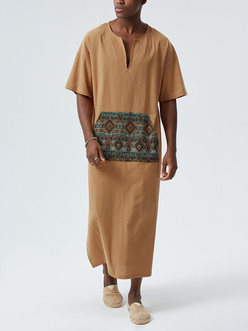 100%Cotton Ethnic Patchwork Robes