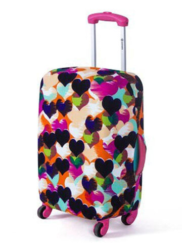 Washable Luggage Cover Colorful Elastic Suitcase Cover 