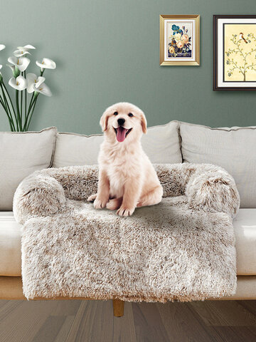 1 PC Comfy Calming Pet Bed Winter Warm Plush Soft Dog Sleeping Cushion Mat