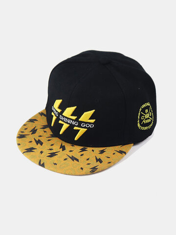 Embroidery Baseball Hat Summer Street Dance Wild Flat-edge Hat Mens Caps