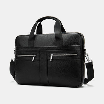 Multi-pocket 14 Inch Laptop Bag Briefcase Business Handbag Crossbody Bag