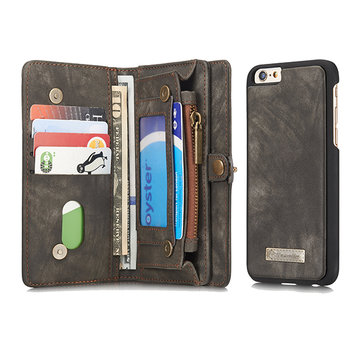 CaseMe Genuine Leather 10 Card Slots Phone Case