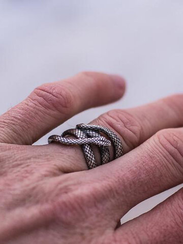 Vintage Snake Shape Ring 