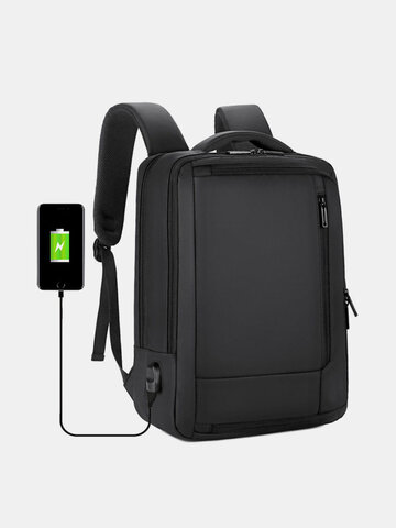 15.6 Inch USB Charging Business Laptop Bag Backpack