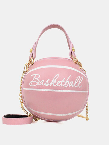 女性バスケットボールチェーンハンドバッグ