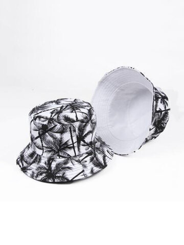 Printed Coconut Double-sided Usable Summer Outdoor Cap