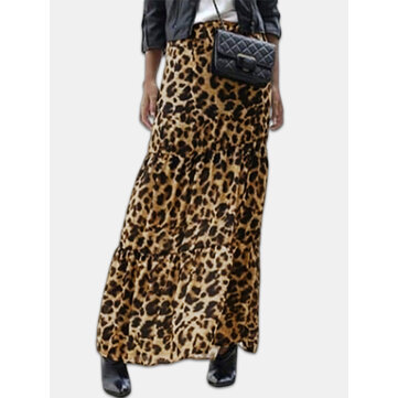 Leopard Prints Maxi Skirt