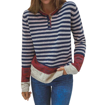 Patchwork Stripe Sweater