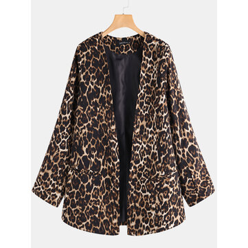 Leopard Print Suit Jacket