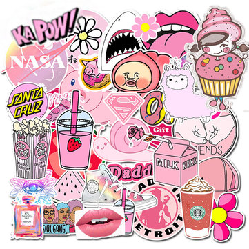 

50Pcs Pink Stickers